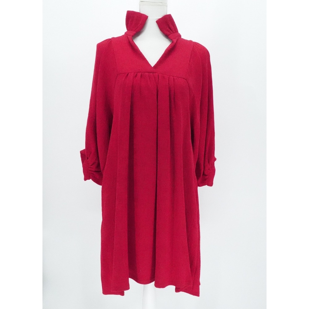 Emily McCarthy Stella Midi Dress Womens‎ XS Cranberry Holiday Event